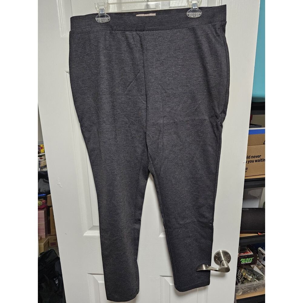 Philosophy Womens Pull-on Ankle Pants, Size 2X